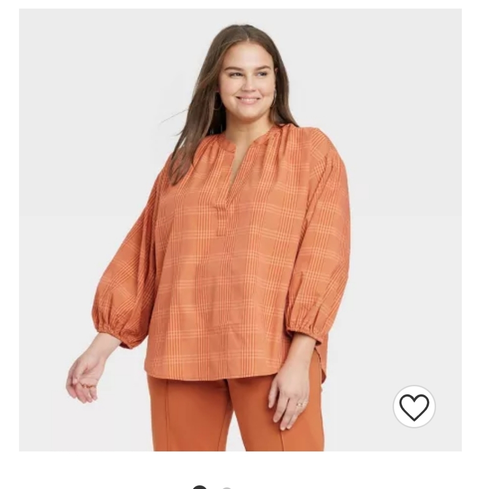 Target x A New Day Rust Top Sz XXL